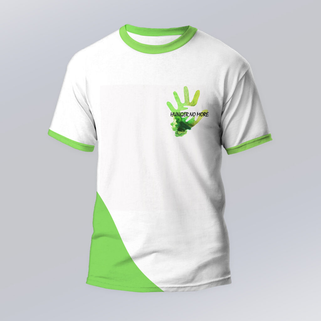 T-SHIRT Design (Light Green) – Hunger No More